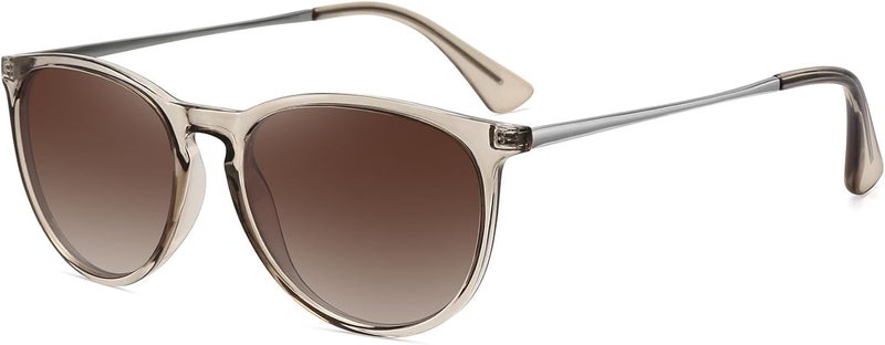 WOWSUN Retro sunglasses womens 2024 trendy round classic glasses - Image 1